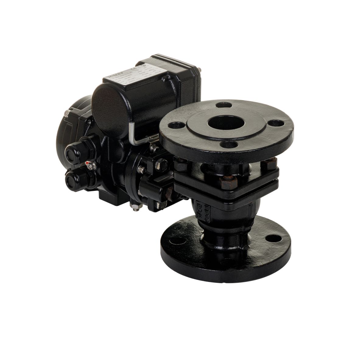 Vanne à bille à bride électrique pour batterie au lithium