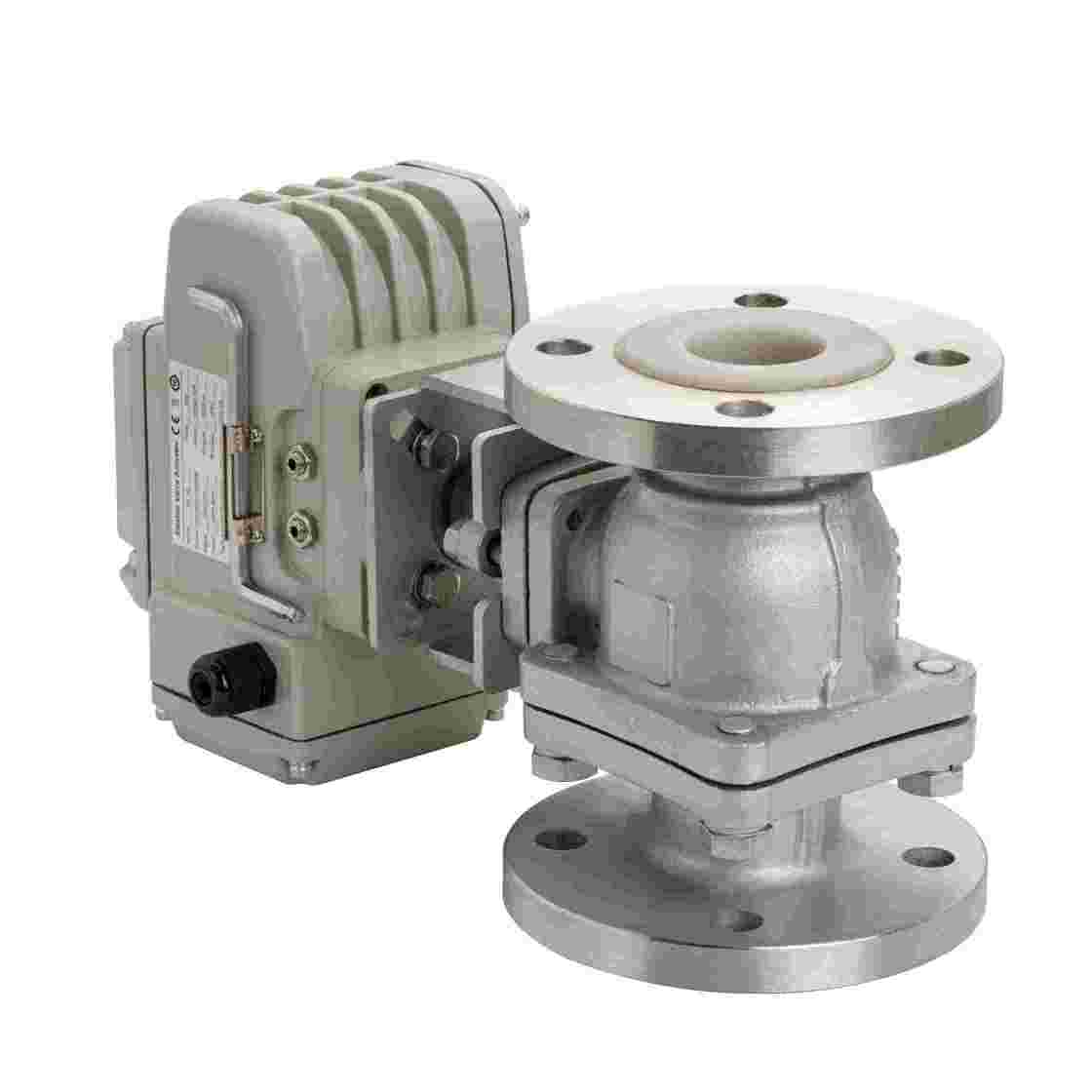 Vanne à bille anti-corrosion électrique pour l'énergie hydrogène