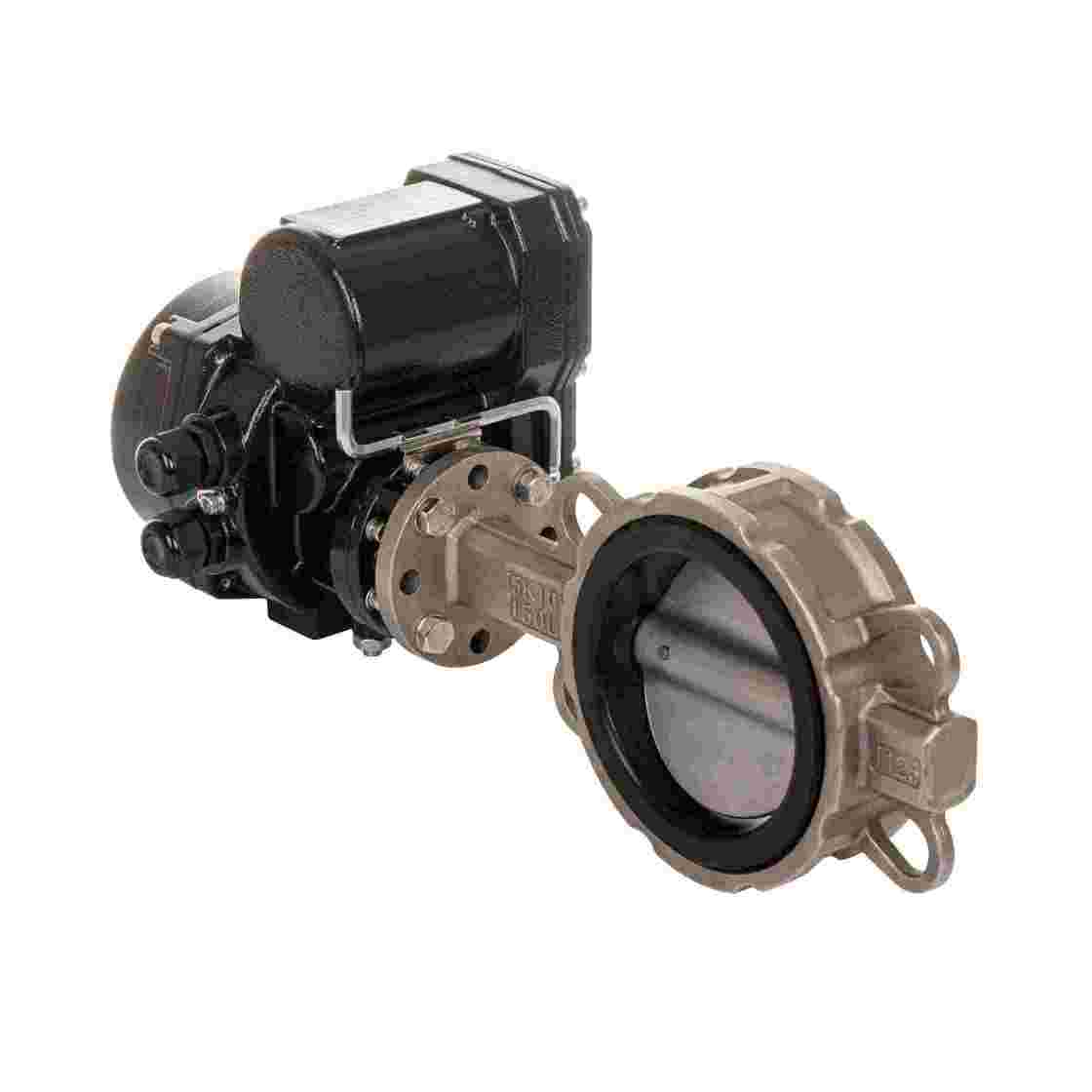 Fabricant ODM de vanne à papillon à bride à joint soupleélectrique