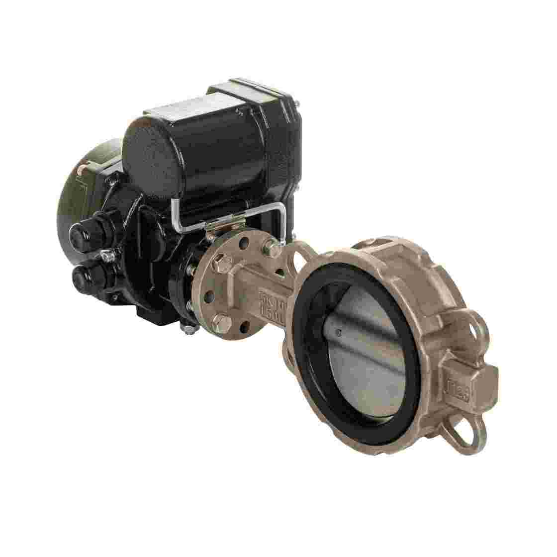 Vanne à papillon à pince électrique pour l'énergie hydrogène